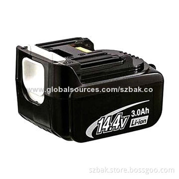 Makita BL1430 14.4V 3Ah Li-Ion Power Tool Battery Replacement, 94.6 x 73.55 x 44.9mm Dimensions